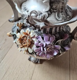 Coppia vasi/brocca ceramica vintage Made in Italy