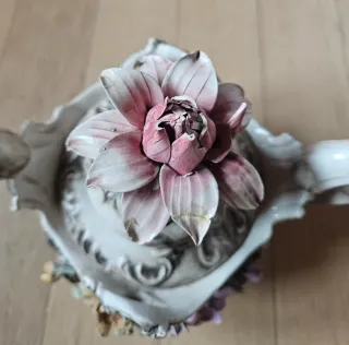 Coppia vasi/brocca ceramica vintage Made in Italy