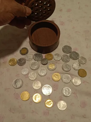 Monedas antiguas de TAILANDIA. En preciosa caja