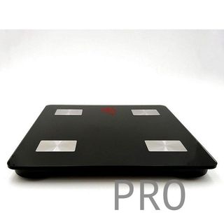 Báscula de baño - 200 kg, Negro