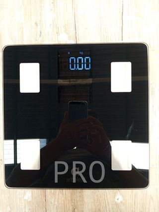 Báscula de baño - 200 kg, Negro