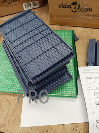 Arriate con cubierta invernadero