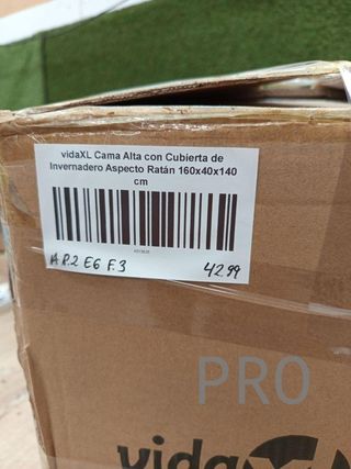 Arriate con cubierta invernadero