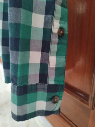 Camisa cuadros Hollister Talla S