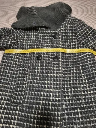 Chaqueta Talla 40 Cuadros Abrigo