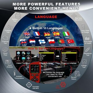 Probador de batería BT90 PRO