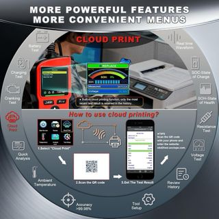 Probador de batería BT90 PRO