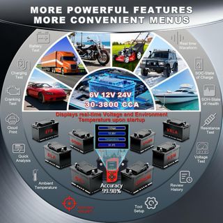 Probador de batería BT90 PRO