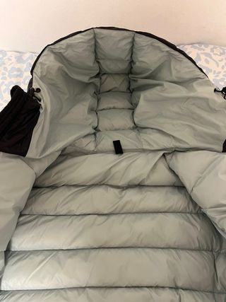 Chaqueta Blauer Plumas Talla L para una M. Marino.