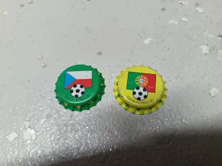 Chapas Fútbol 96 (Rep. Checa y Portugal)