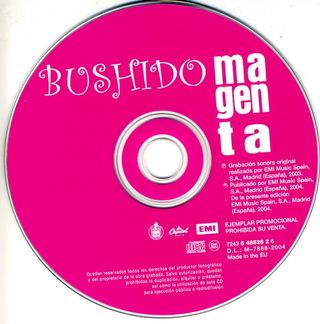 BUNBURY Bushido Magenta Promo CD MINT/MINT