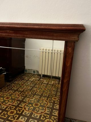 Espejo antiguo madera buen estado