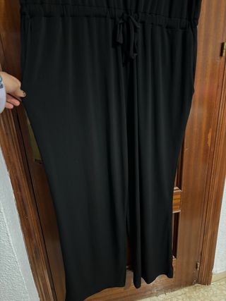 Mono largo negro con transparencias