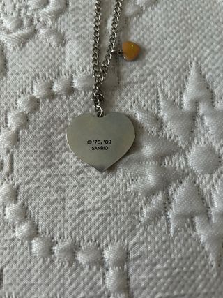 Colgante Corazón Hello Kitty Naranja