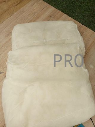 Sillón masaje reclinable vidaXL gris