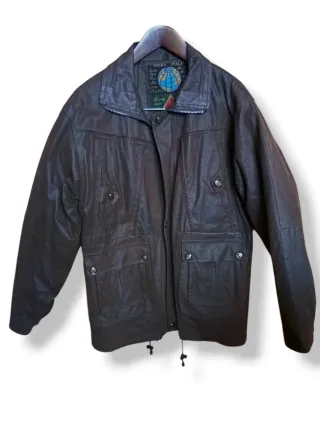 Chaqueta Piel hombre M NUEVA acolchada