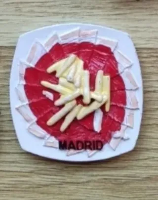 Imán de nevera jamón Madrid