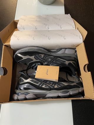 Asics Gel Tênis Preto e Prata