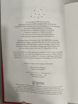 Primera edicion Harry Potter (Book 7)
