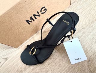 Sandalias negras Mango NUEVAS
