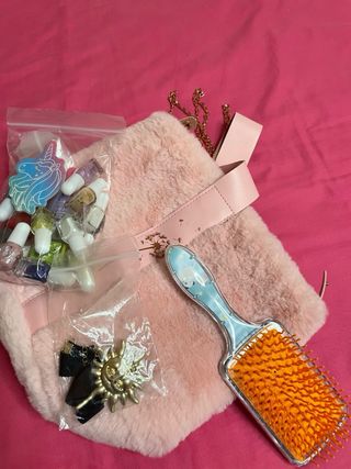 Bolso Peluche Stitch Disney Azul y Rosa