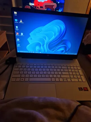 Portatil hp azul
