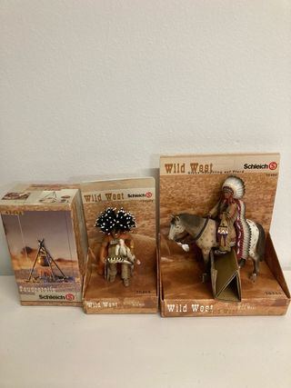 Lote figuras Oeste Schleich