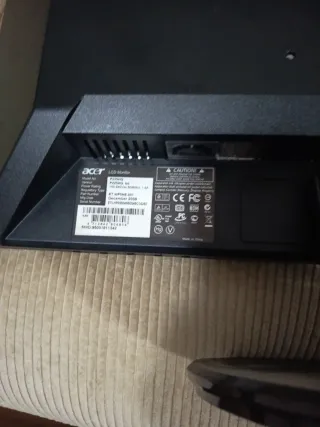 Monitor Acer Negro