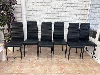 pack 6 sillas acolchadas de comedor o cocina