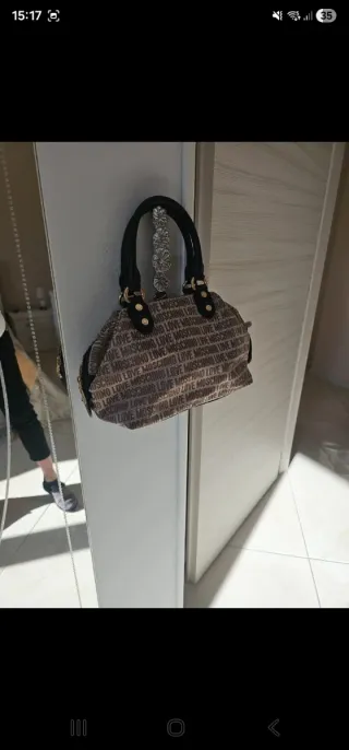 Borsa Moschino Vintage Beige/Marrone