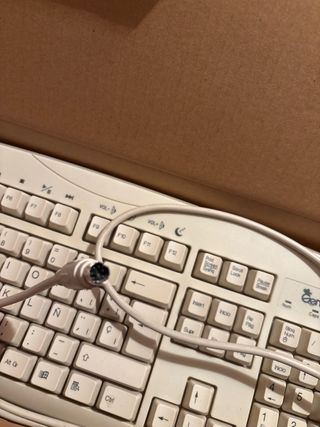 Teclado Genius PS/2 Beige