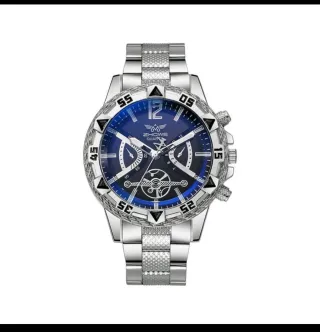 Reloj ZHOWE Azul y Plateado