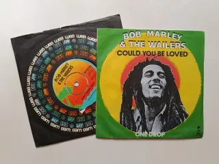 Lote 2 singles vinilo Bob Marley & The Wailers