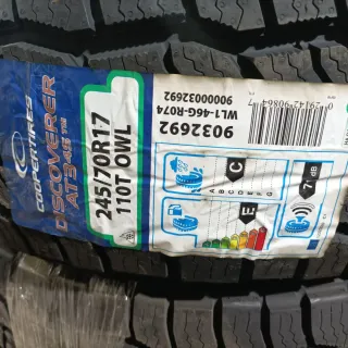 Neumáticos Cooper Discoverer AT3 4S 245/70R17 110T