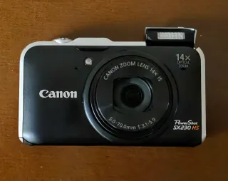 Cámara Canon PowerShot SX230 HS negra