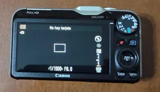 Cámara Canon PowerShot SX230 HS negra