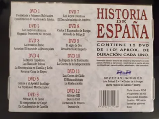 Historia de España 12 DVD