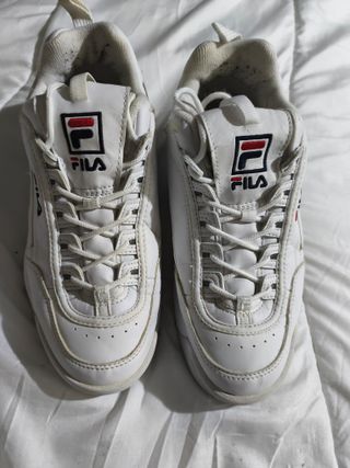 Zapatillas Fila Mujer Talla 41 Blancas