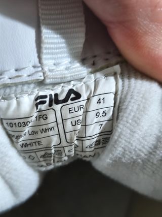 Zapatillas Fila Mujer Talla 41 Blancas