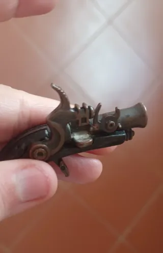 Portachiavi moschetto pirata vintage