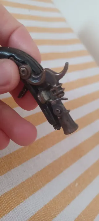 Portachiavi moschetto pirata vintage