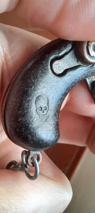 Portachiavi moschetto pirata vintage