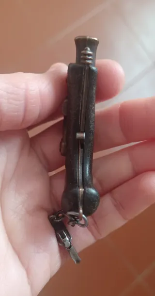 Portachiavi moschetto pirata vintage