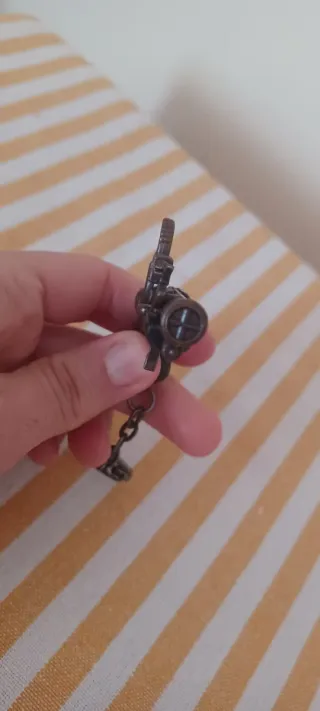 Portachiavi moschetto pirata vintage