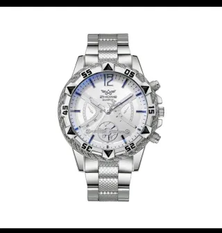 Reloj Zhowe Plata y Blanco