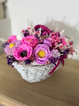 Flores de jabón hechas a mano