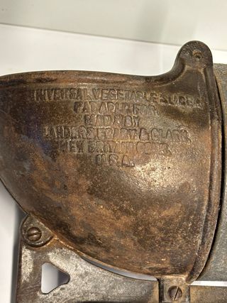 Rebanadora de verduras antigua