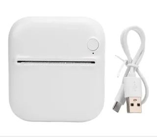 Impresora Térmica Portátil Blanca