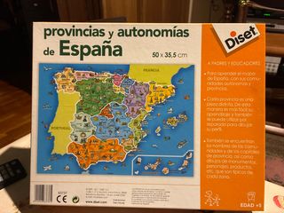 Puzzle Provincias y Autonomías de España Diset