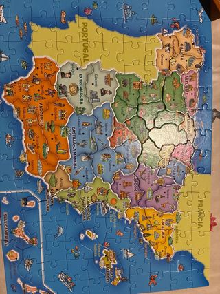 Puzzle Provincias y Autonomías de España Diset